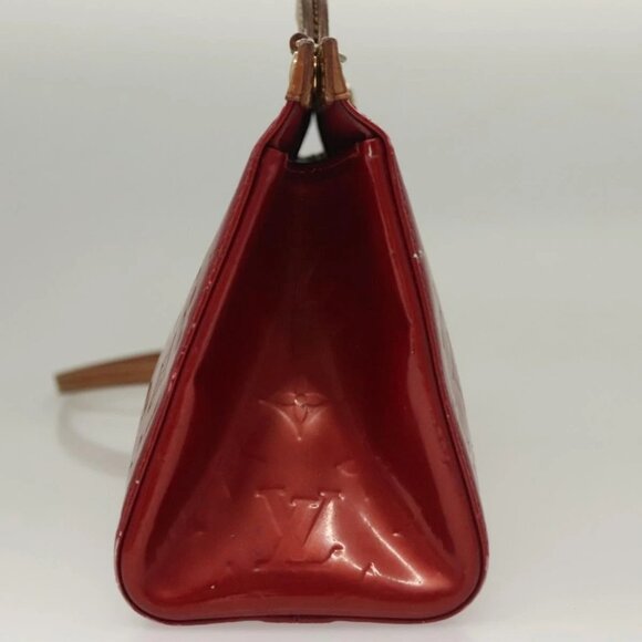 LOUIS VUITTON Vernis Roxbury Drive Hand Bag 2way Red M91987 LV Auth bs28210 - Picture 5 of 16